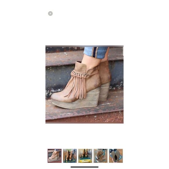 Sbicca Vintage Fringe Boots - Picture 1 of 7